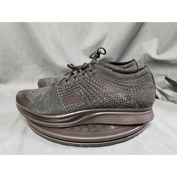 Nike Flyknit Racer Triple Black Sneakers Mens Size 11.5 NEW NO BOX! main image 10